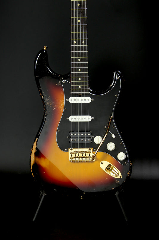 S-622CS Heritage Aged 3Tone Burst / Alder-Rose / SSH