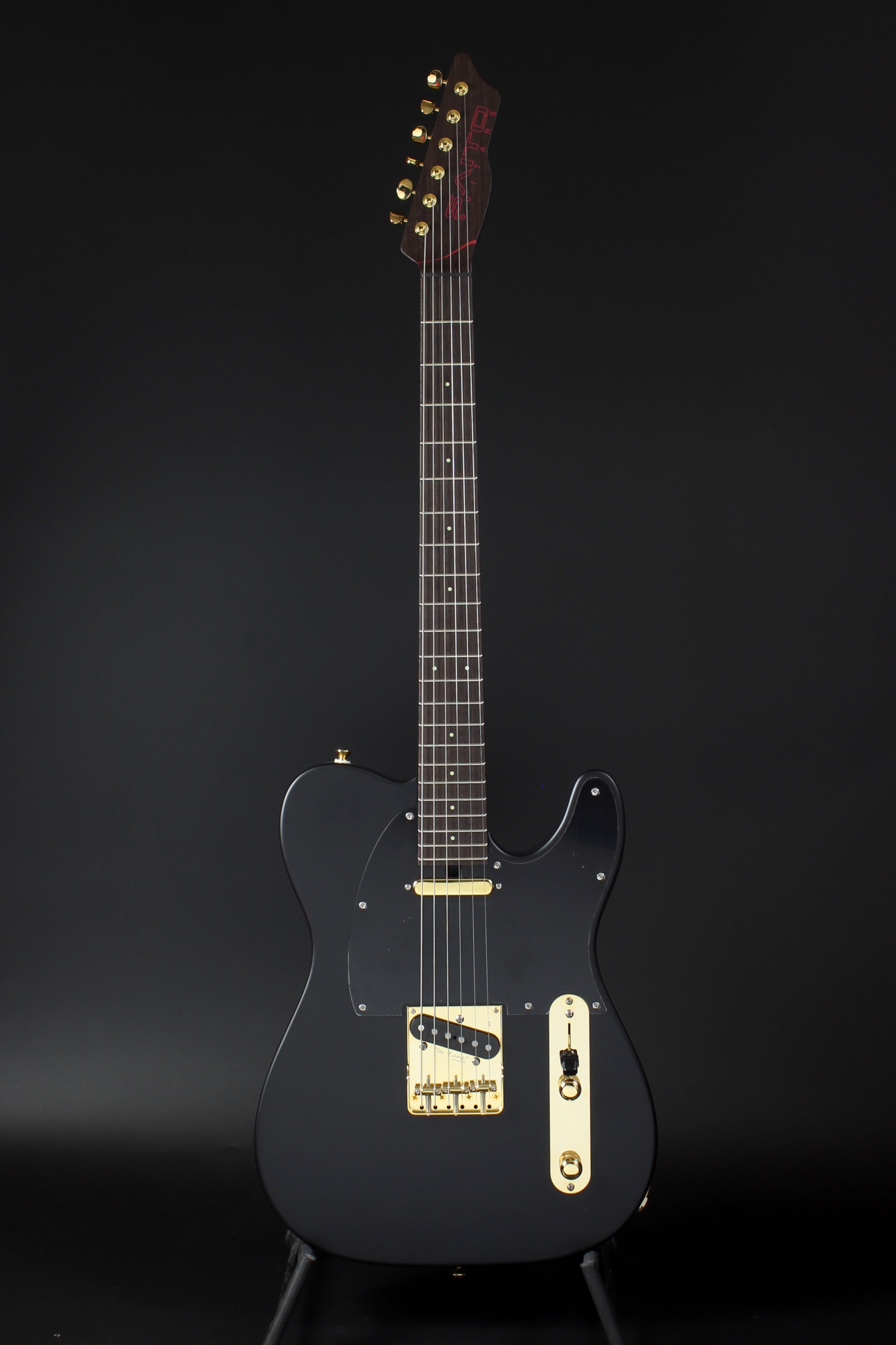 S-622CST Black / Alder-Wenge / SS / Black Guard – SAITO GUITARS