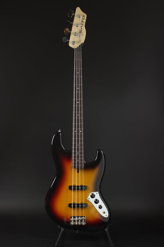 S-420bCSJ Heritage Fretless 3Tone Burst / Alder-Rose