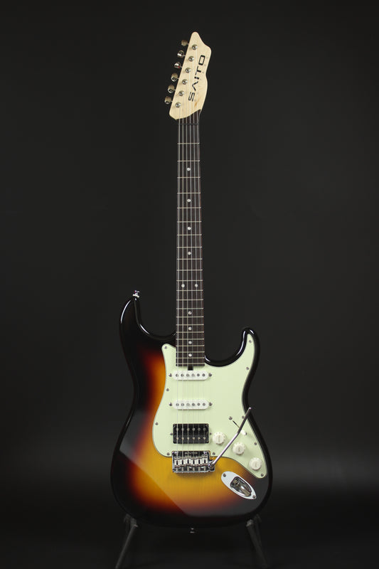 S-622CS Heritage 3Tone Burst / Alder-Rose / SSH / Mint Guard