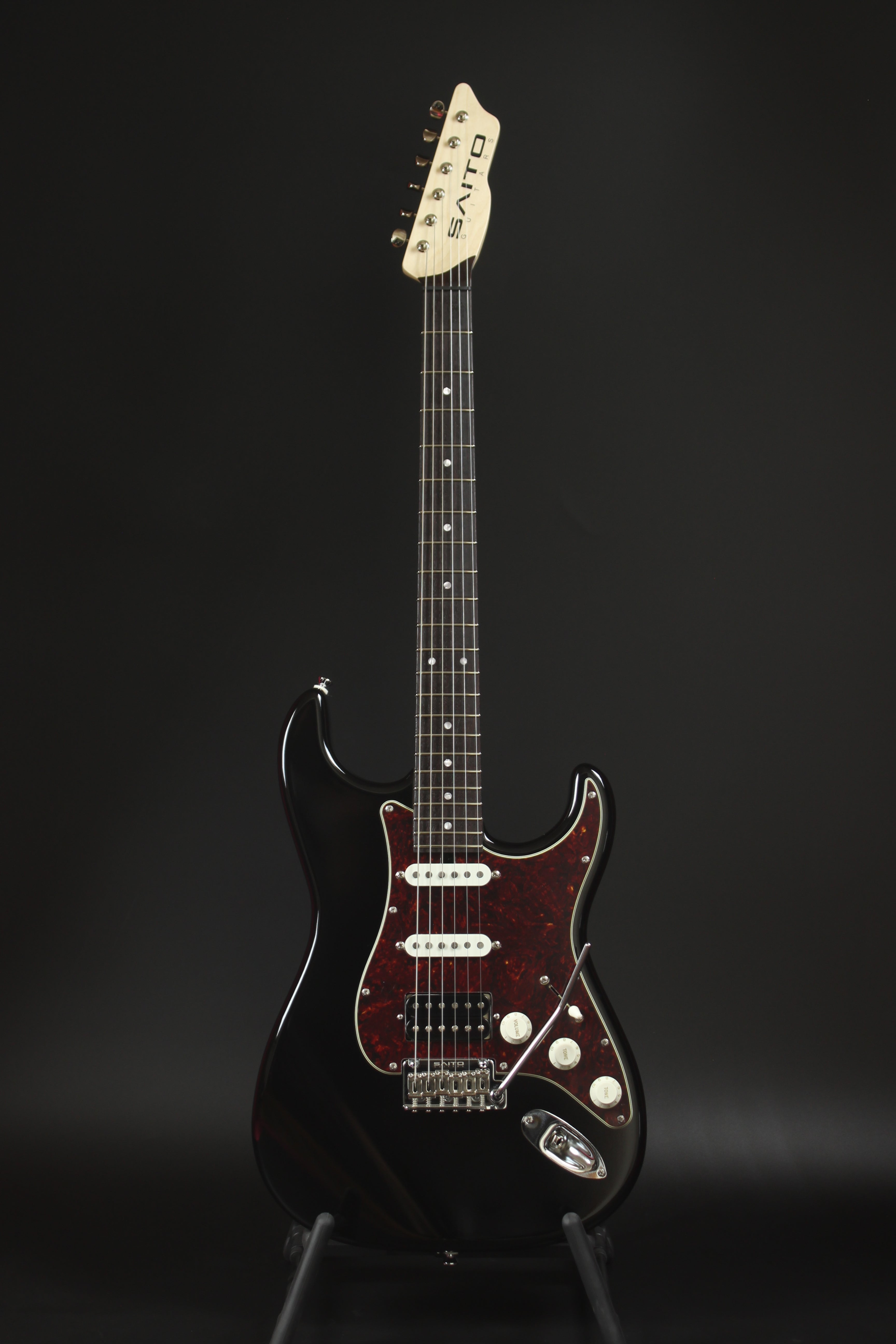 S-622CS Heritage Black / Alder-Rose / SSH – SAITO GUITARS
