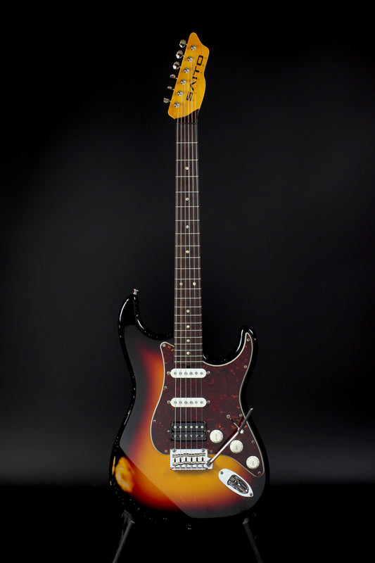 S-622CS Heritage Aged 3Tone Burst / Alder-Rose / SSH