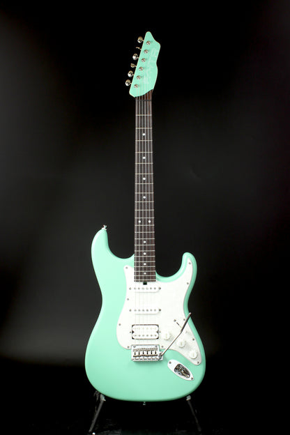 S-622CS Surf Green / Alder-Rose / SSH / Matching Head White Pearloid Guard