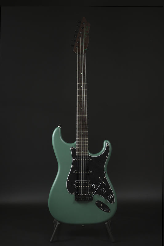 S-622CS Moss Green / Alder-Wenge(G) / SSH / Black Guard & Cover