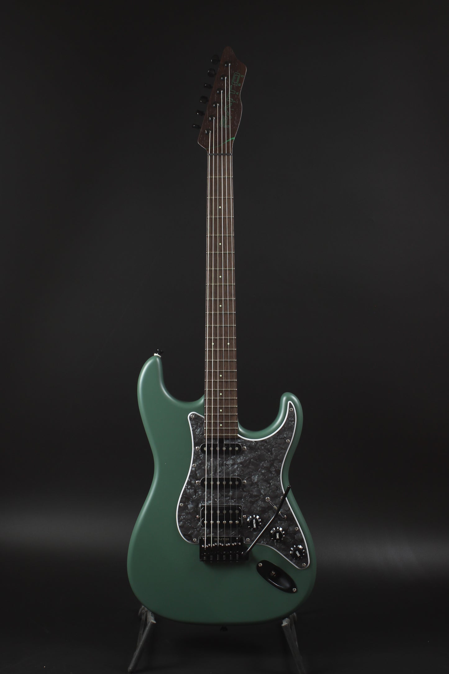 S-622CS Moss Green / Alder-Wenge(G) / SSH / Black Pearloid Guard & Black Cover