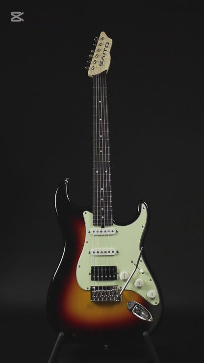 S-622CS Heritage 3Tone Burst / Alder-Rose / SSH / Mint Guard